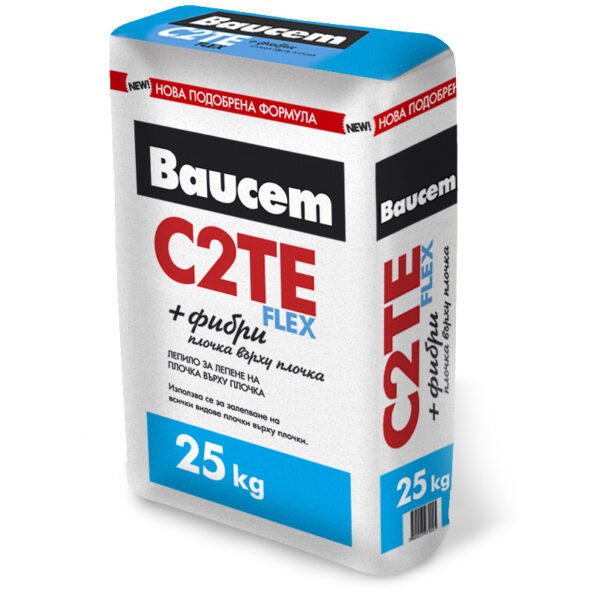 ADHESIVE FOR TILE OVER TILE BAUCEM C2TE