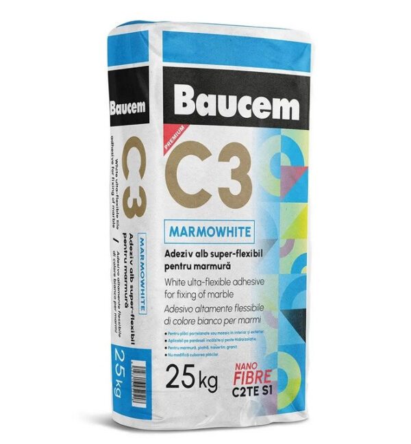 Adhesive MarmoWhite Baucem C3