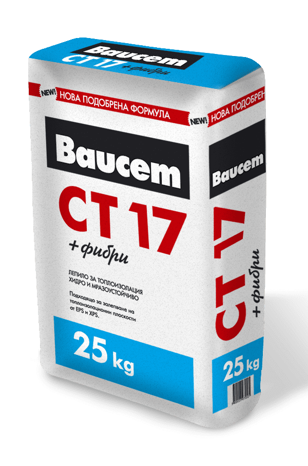 ADHESIVE PLASTER FOR THERMAL INSULATION BAUCEM CT17